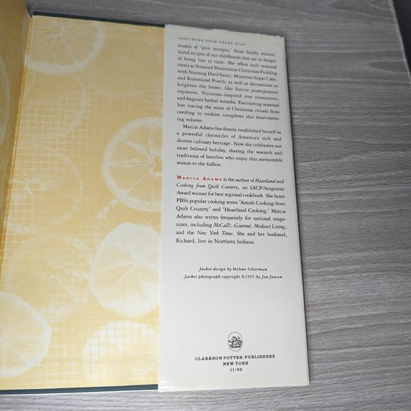 Christmas in the Heartland by Marcia Adams; Jon Jensen Hard Cover Book - Picture 5 of 8